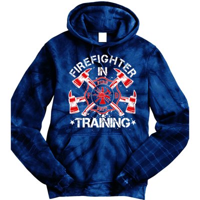 Firefighter In Training Tie Dye Hoodie