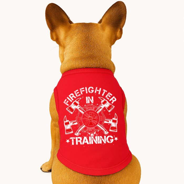 Firefighter In Training Doggie Tank