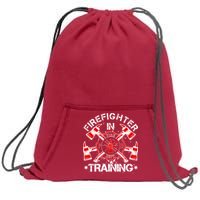 Firefighter In Training Sweatshirt Cinch Pack Bag