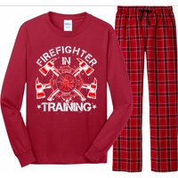 Firefighter In Training Long Sleeve Pajama Set