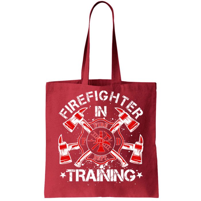 Firefighter In Training Tote Bag