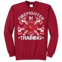 Firefighter In Training Tall Sweatshirt