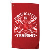 Firefighter In Training Platinum Collection Golf Towel