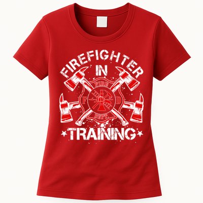 Firefighter In Training Womens T-Shirt