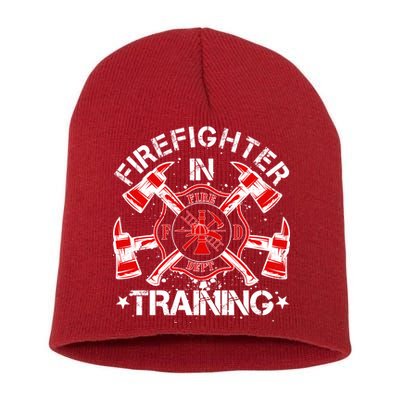 Firefighter In Training Short Acrylic Beanie