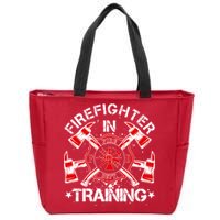 Firefighter In Training Zip Tote Bag