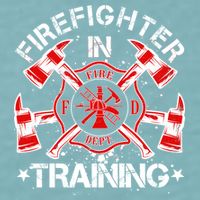 Firefighter In Training Sueded Cloud Jersey T-Shirt