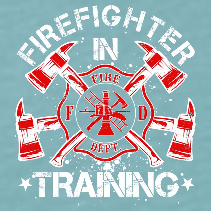 Firefighter In Training Sueded Cloud Jersey T-Shirt