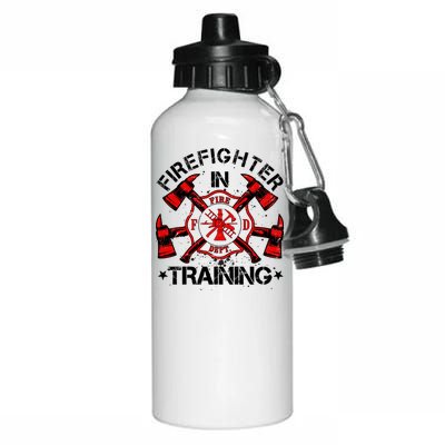 Firefighter In Training Aluminum Water Bottle