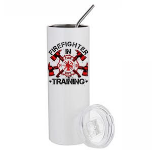 Firefighter In Training Stainless Steel Tumbler