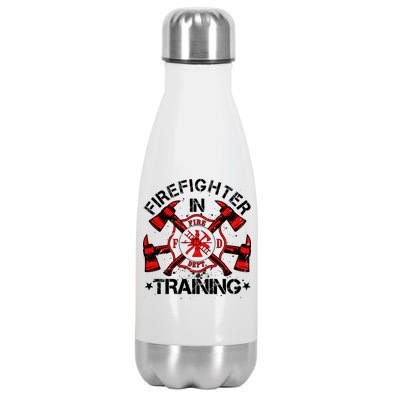 Firefighter In Training Stainless Steel Insulated Water Bottle