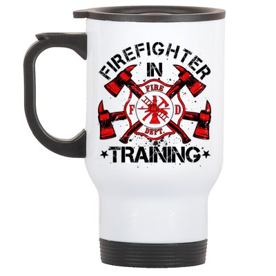 Firefighter In Training Stainless Steel Travel Mug