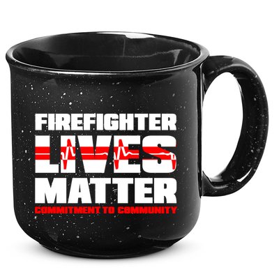 Firefighter Lives Matter 15oz Campfire Ceramic Mug