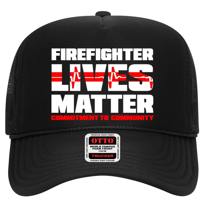 Firefighter Lives Matter Trucker Hat