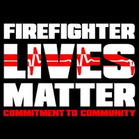 Firefighter Lives Matter Cropped Pullover Crew