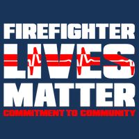 Firefighter Lives Matter Cooling Performance Crew T-Shirt
