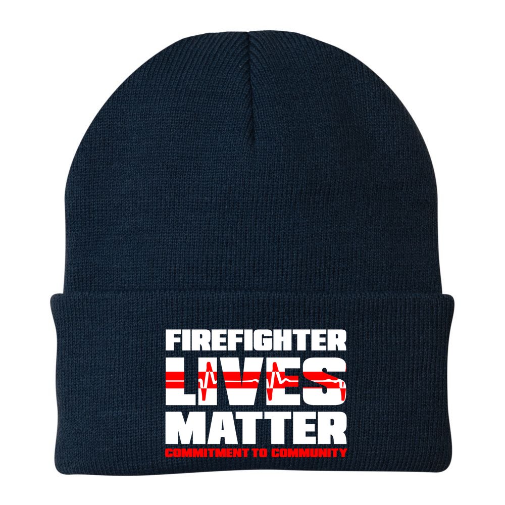 Firefighter Lives Matter Beanie