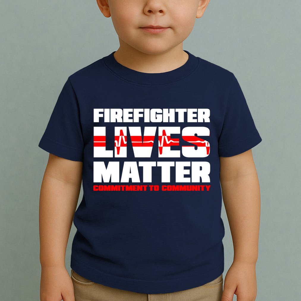 Firefighter Lives Matter Toddler T-Shirt