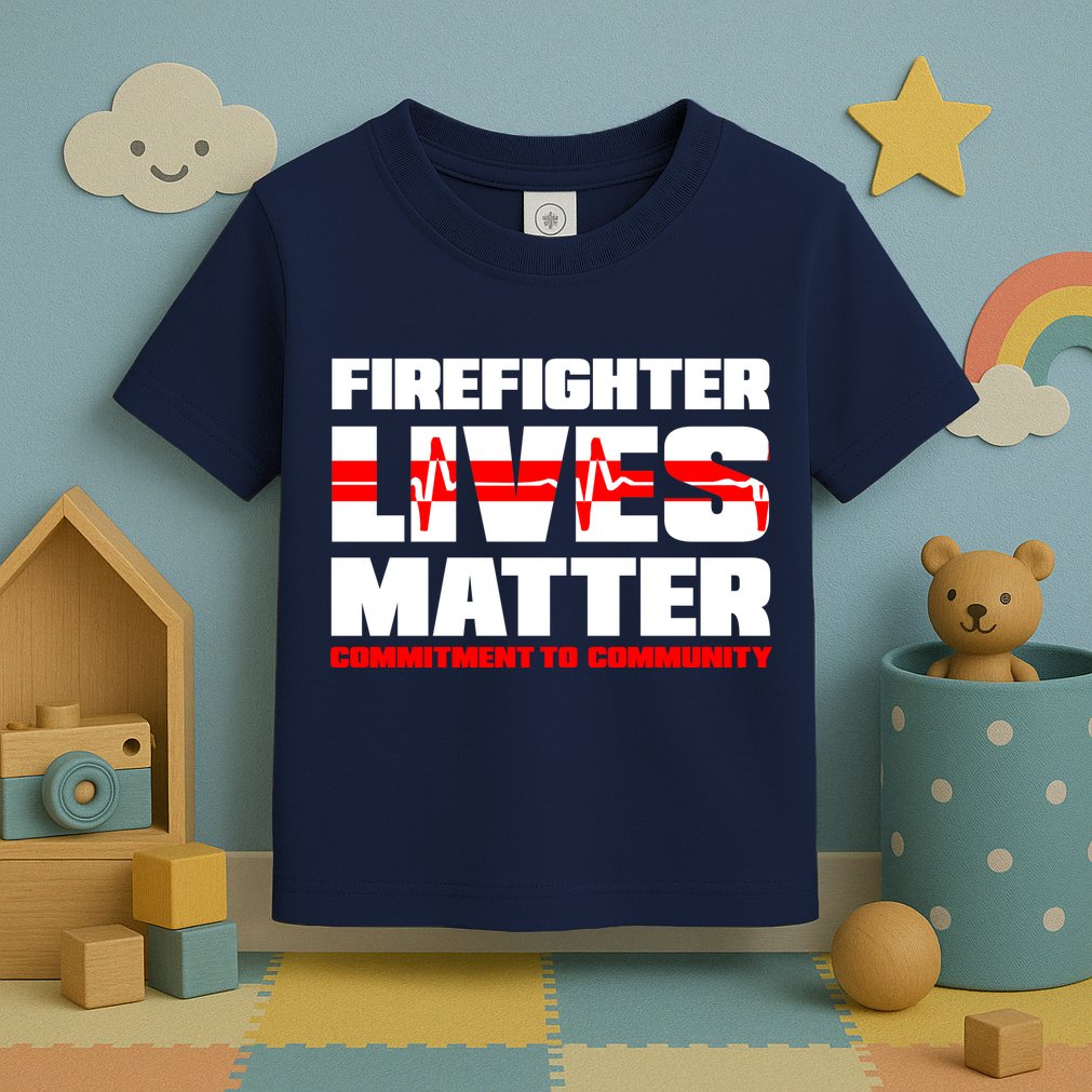 Firefighter Lives Matter Toddler T-Shirt