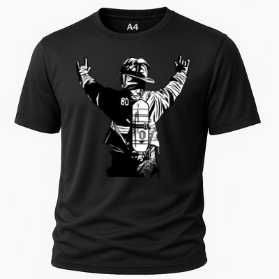 Firefighter Rock Hands Performance Shirt