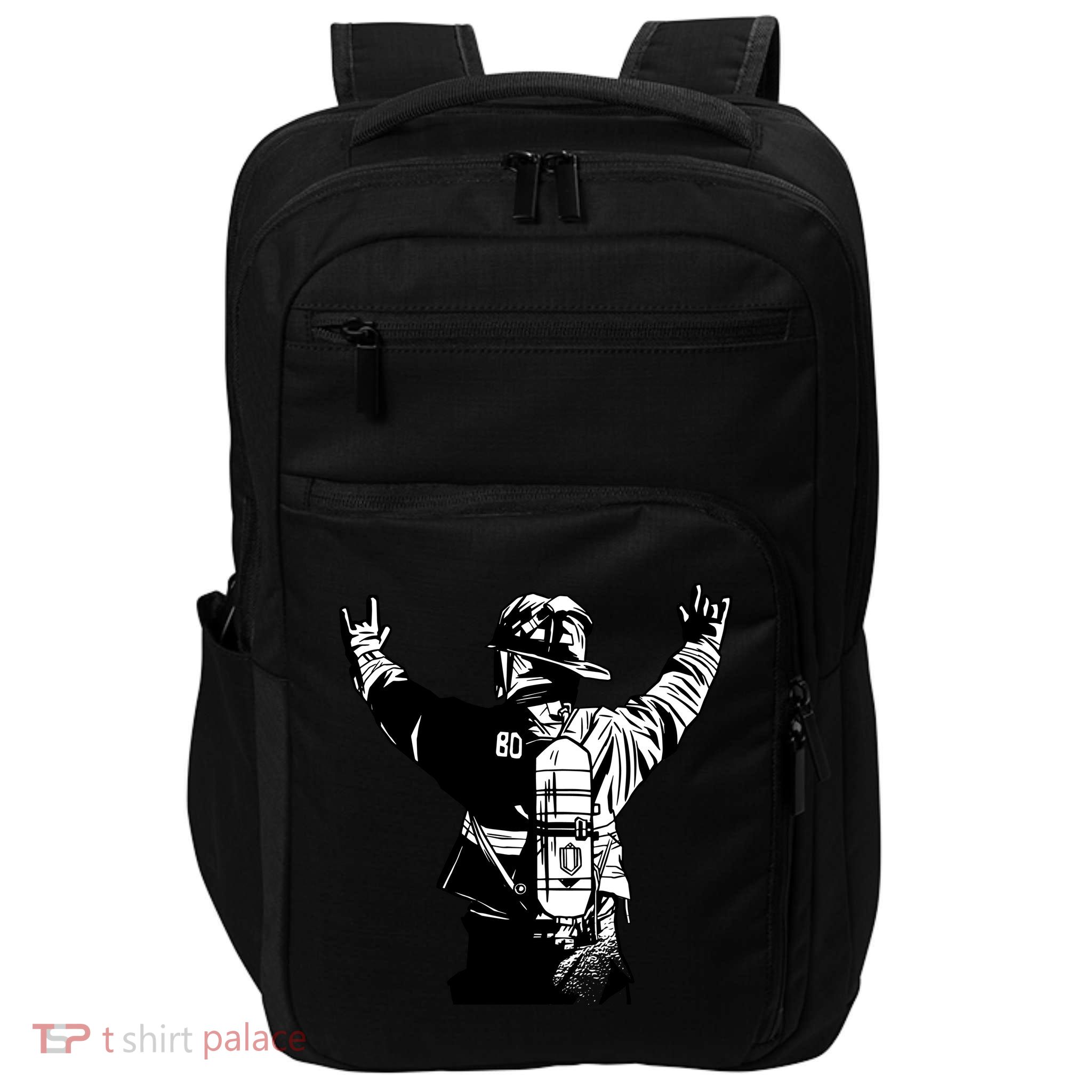 Firefighter Rock Hands Impact Tech Backpack