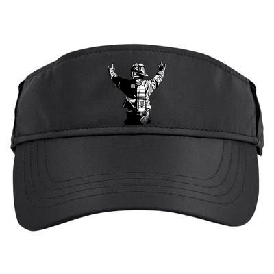 Firefighter Rock Hands Adult Drive Performance Visor