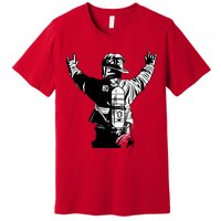 Firefighter Rock Hands Premium T-Shirt