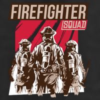 Firefighter Squad 7 Panel Mesh Trucker Snapback Hat