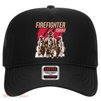 Firefighter Squad High Crown Mesh Back Trucker Hat