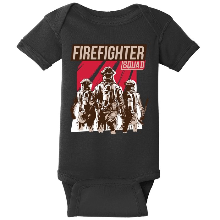 Firefighter Squad Baby Bodysuit