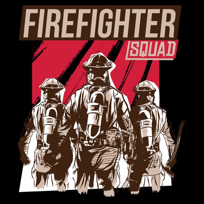 Firefighter Squad Baby Bodysuit