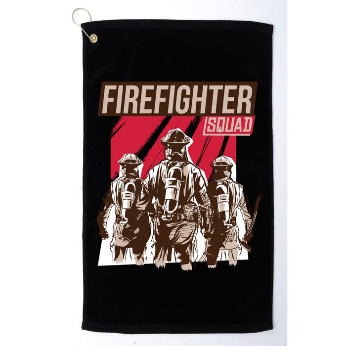 Firefighter Squad Golf Towel