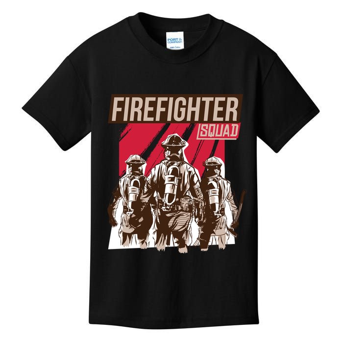 Firefighter Squad Kids T-Shirt
