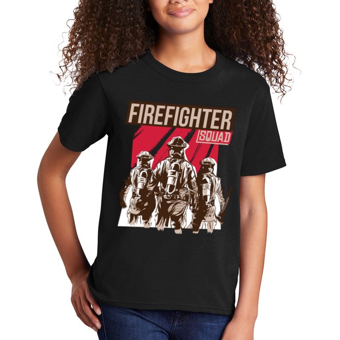 Firefighter Squad Kids T-Shirt