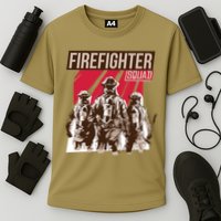 Firefighter Squad Cooling Performance Crew T-Shirt