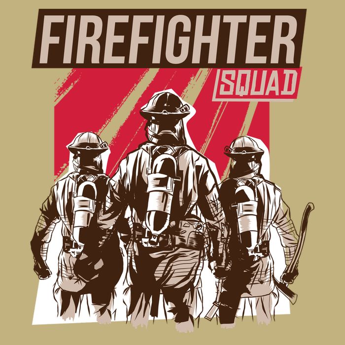 Firefighter Squad Cooling Performance Crew T-Shirt