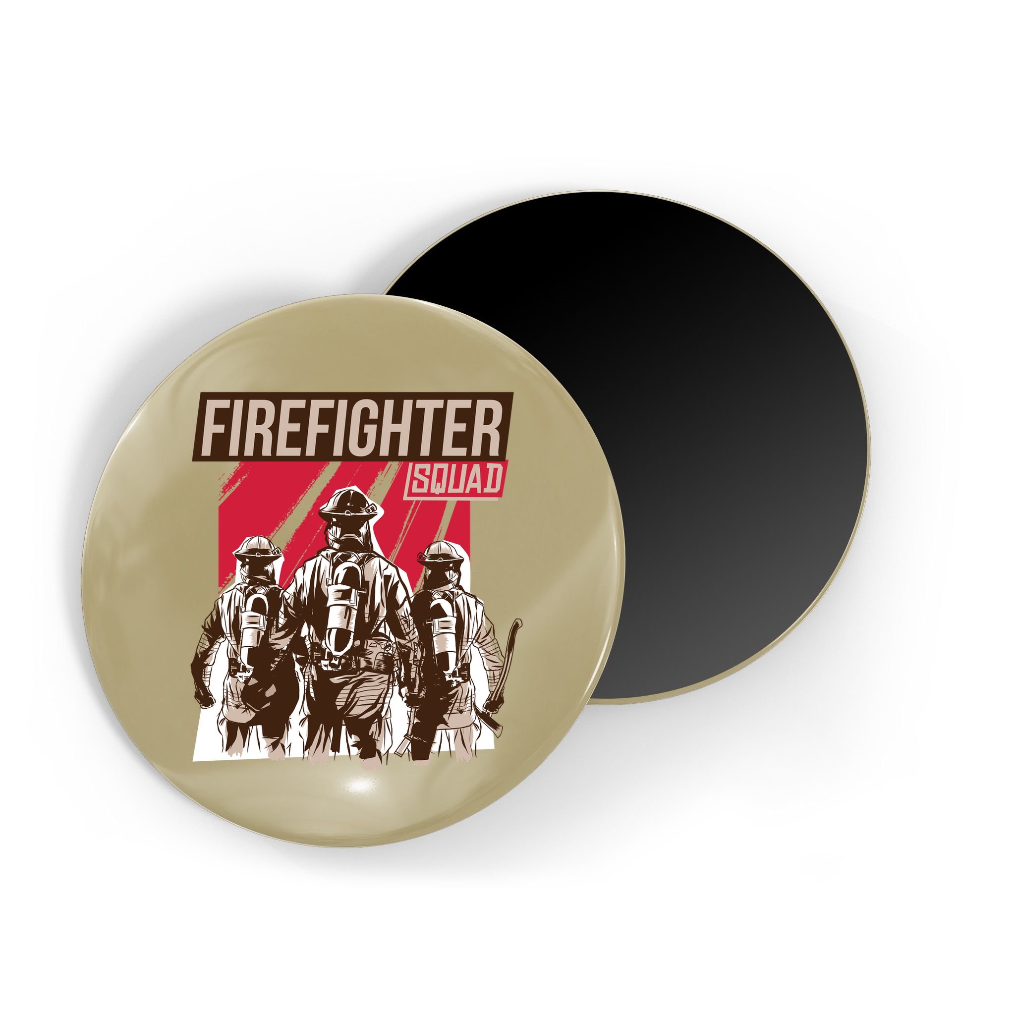 Firefighter Squad Magnet