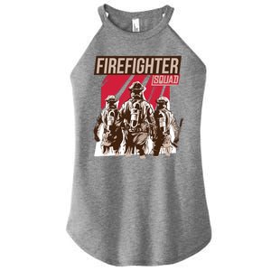 Firefighter Squad Women's Perfect Tri Rocker Tank