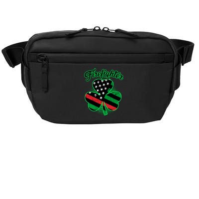 Firefighter St. Patrick's Day Red Line Clover Crossbody Pack