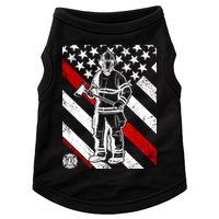 Firefighter Thin Red Line Serve Honor Rescue Doggie Tank