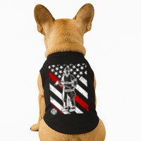 Firefighter Thin Red Line Serve Honor Rescue Doggie Tank