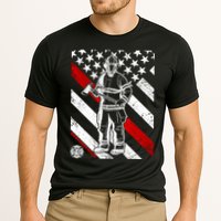Firefighter Thin Red Line Serve Honor Rescue Performance Shirt