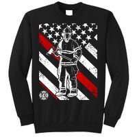 Firefighter Thin Red Line Serve Honor Rescue Sweatshirt