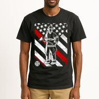 Firefighter Thin Red Line Serve Honor Rescue Tall T-Shirt
