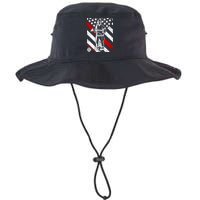 Firefighter Thin Red Line Serve Honor Rescue Bucket Hat
