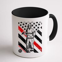 Firefighter Thin Red Line Serve Honor Rescue Mug