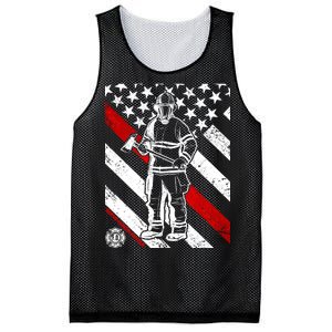 Firefighter Thin Red Line Serve Honor Rescue Mesh Reversible Basketball Jersey Tank