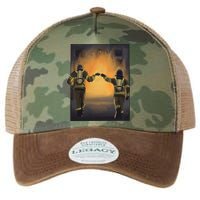 Firefighters Fist Bump  Legacy Tie Dye Trucker Hat