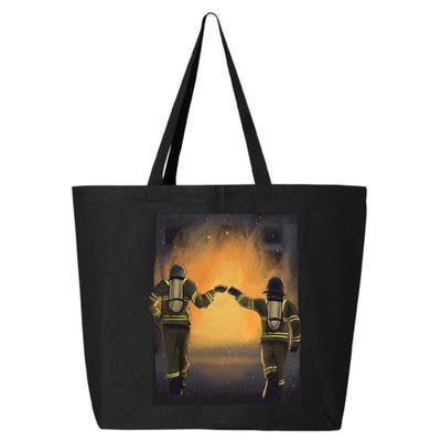 Firefighters Fist Bump  25L Jumbo Tote