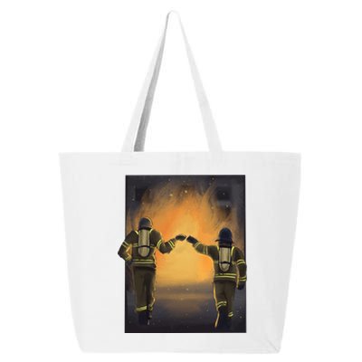 Firefighters Fist Bump  25L Jumbo Tote